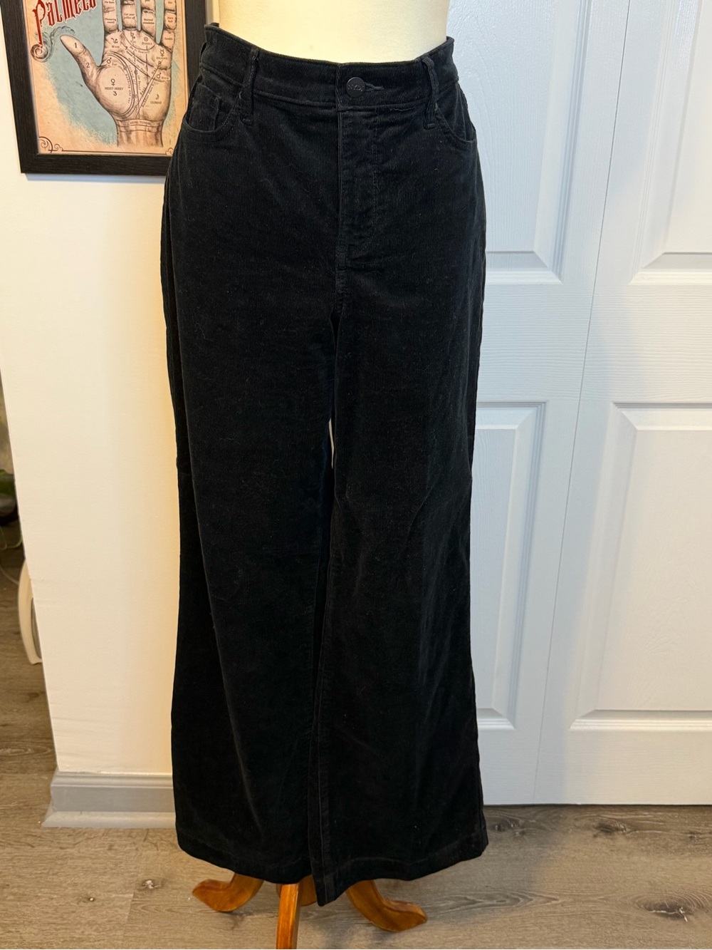 Black Corduroy NYDJ Teresa wide Leg